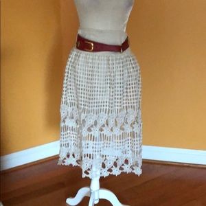 Italian midi summer skirt